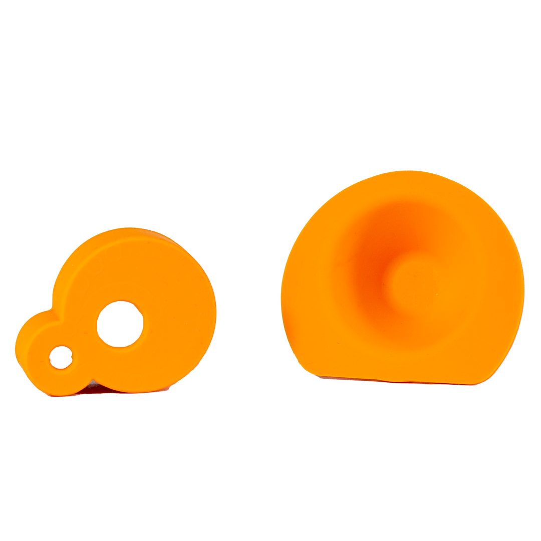 orange marble holder